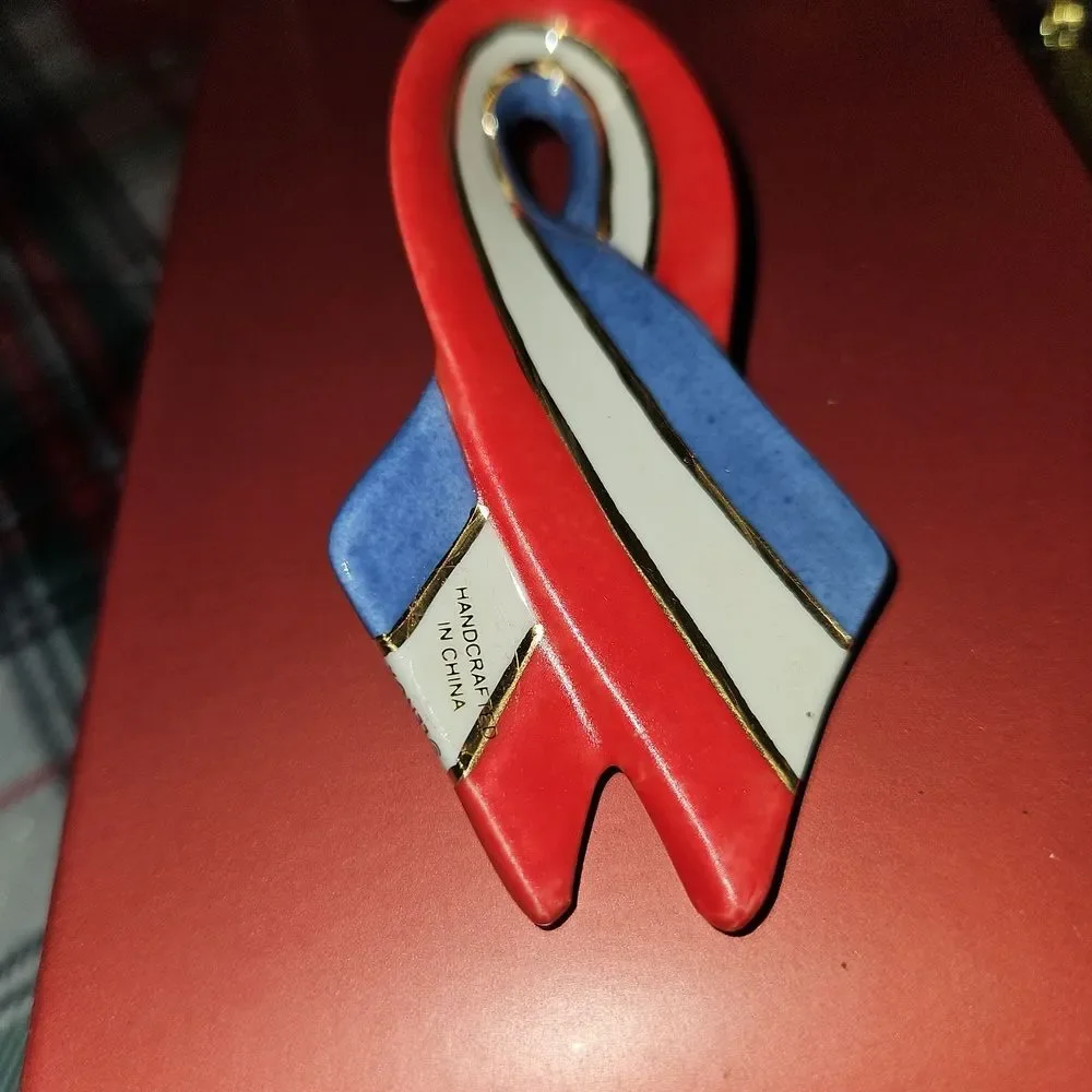Lenox American Patriotic Pride Dove Hanging Porcelain Ornament